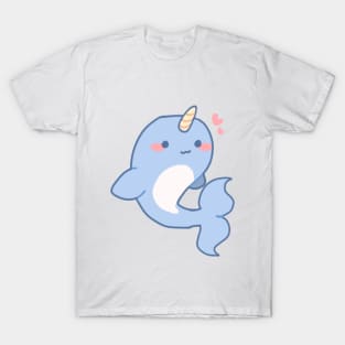 kawaii narwhal T-Shirt